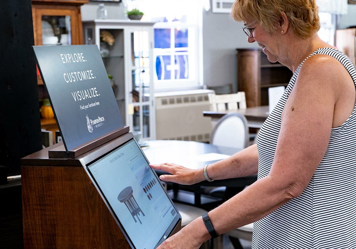 Kiosk-Shown-In-Retail-Store